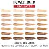 imageLOreal Paris Cosmetics Makeup Infallible ProMatte Liquid Longwear Foundation Natural Buff 1 fl oz111 Soft Sable