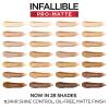 imageLOreal Paris Cosmetics Makeup Infallible ProMatte Liquid Longwear Foundation Natural Buff 1 fl oz115 Rich Ebony