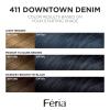 imageLOreal Paris Feria MultiFaceted Shimmering Permanent Hair Color High Intensity Hair Dye for 3X Highlights 10 Jet Black Blackest Black 1 Hair Dye Kit411 Downtown Denim