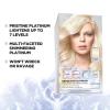 imageLOreal Paris Feria MultiFaceted Shimmering Permanent Hair Color High Intensity Hair Dye for 3X Highlights 10 Jet Black Blackest Black 1 Hair Dye KitExtreme Platinum