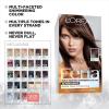 imageLOreal Paris Feria MultiFaceted Shimmering Permanent Hair Color High Intensity Hair Dye for 3X Highlights 10 Jet Black Blackest Black 1 Hair Dye KitS1 Smokey Silver
