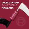 imageLOreal Paris Makeup Double Extend Tubing Mascara Lengthening 2 Step Mascara Smudgeproof BlackBlackest Black