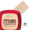 imageLOreal Paris Makeup Infallible Fresh Wear Foundation in a Powder Up to 24H Wear Waterproof True Beige 031 ozIvory