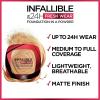 imageLOreal Paris Makeup Infallible Fresh Wear Foundation in a Powder Up to 24H Wear Waterproof True Beige 031 ozRadiant Honey