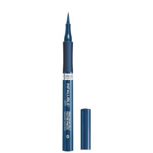 imageLOreal Paris Cosmetics Paris Makeup Infallible Grip Precision Felt Eyeliner Smudge Resistant Long Lasting Waterproof Eyeliner Blue Blue 003 fl ozBlue