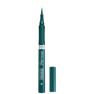 imageLOreal Paris Cosmetics Paris Makeup Infallible Grip Precision Felt Eyeliner Smudge Resistant Long Lasting Waterproof Eyeliner Blue Blue 003 fl ozGreen