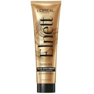 imageLOreal Paris Elnett Slick Back Styling Cream AntiFrizz Hair Cream for Flexible Hold Frizz Control Polished Shine and Slick Finish 51 Fl Oz