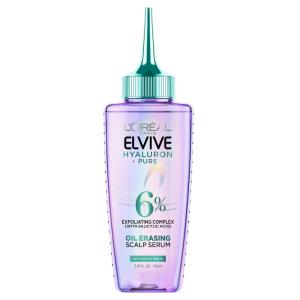 imageLOreal Paris Elvive Hyaluron  Pure Oil Erasing Scalp Serum with Salicylic Acid For Oily Hair 345 Fl Oz