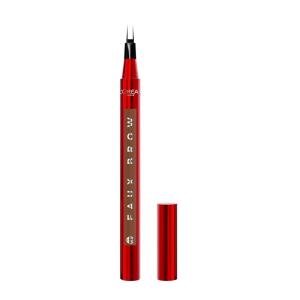 imageLOreal Paris Faux Brow HairLike Filling Eyebrow Pen with DoubleBrush Tip Fast ampamp Precise Eyebrow Makeup Brunette 004 Fl OzDark Blonde