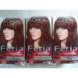 imageLOreal Paris Feria MultiFaceted Shimmering Permanent Hair Color High Intensity Hair Dye for 3X Highlights 10 Jet Black Blackest Black 1 Hair Dye KitR48 Intense Deep Auburn