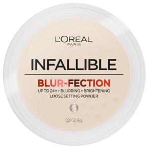 imageLOreal Paris Infallible Blurfection Longwear Loose Setting Powder Blurring Face Powder With Up to 24HRs of Wear Brightening Light Pink 1 Kit20 LIGHT TRANSLUCENT