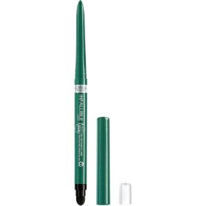 imageLOreal Paris Infallible Grip Mechanical Gel Eyeliner Pencil SmudgeResistant Waterproof Eye Makeup with Up to 36HR Wear Bright Nude 001 OzEmerald Green