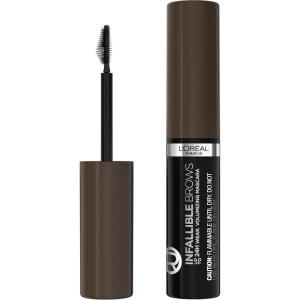 imageLOreal Paris Infallible Volumizing 24H Wear Brow Mascara Long Lasting Eyebrow Makeup for 2X Fuller Eyebrows 30 Soft Black 013 Fl Oz