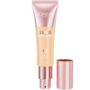 imageLOreal Paris Lumi Le Glow Skin Tint Lightweight WaterBased Tinted Serum with FoundationLike Coverage Glow Illuminator Warm 220 085 Fl Oz110 Light Warm