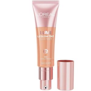 imageLOreal Paris Lumi Le Glow Skin Tint Lightweight WaterBased Tinted Serum with FoundationLike Coverage Glow Illuminator Warm 220 085 Fl Oz140 Light Cool