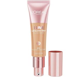 imageLOreal Paris Lumi Le Glow Skin Tint Lightweight WaterBased Tinted Serum with FoundationLike Coverage Glow Illuminator Warm 220 085 Fl Oz200 Medium Neutral
