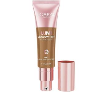 imageLOreal Paris Lumi Le Glow Skin Tint Lightweight WaterBased Tinted Serum with FoundationLike Coverage Glow Illuminator Warm 220 085 Fl Oz300 Medium Deep Neutral