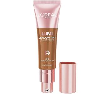 imageLOreal Paris Lumi Le Glow Skin Tint Lightweight WaterBased Tinted Serum with FoundationLike Coverage Glow Illuminator Warm 220 085 Fl Oz310 Medium Deep Warm