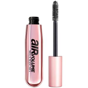 imageLOreal Paris Makeup Air Volume Mega Mascara Lightweight ampamp Longlasting Volumizing Mascara for Voluminous Eyelashes Washable Blackest Black 03 Fl OzWashable Blackest Black