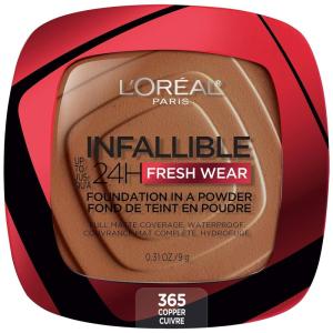 imageLOreal Paris Makeup Infallible Fresh Wear Foundation in a Powder Up to 24H Wear Waterproof True Beige 031 ozCopper