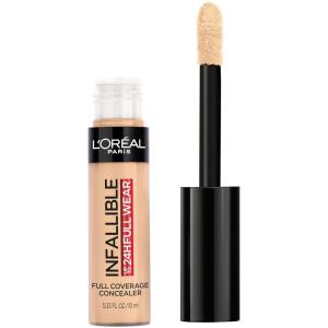 imageLOreal Paris Makeup Infallible Full Wear Waterproof Matte Concealer Full Coverage Ivory 033 fl ozOatmeal