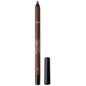 imageLOreal Paris Makeup Infallible ProLast Pencil Eyeliner Waterproof and SmudgeResistant Glides on Easily to Create any Look Black 0042 oz 1 CountBronze
