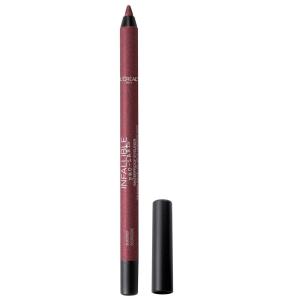 imageLOreal Paris Makeup Infallible ProLast Pencil Eyeliner Waterproof and SmudgeResistant Glides on Easily to Create any Look Black 0042 oz 1 CountBurgundy