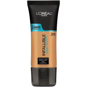 imageLOreal Paris Makeup Infallible Up to 24HR ProGlow Foundation Classic Ivory 1 OunceCaramel Beige