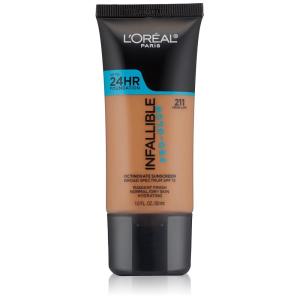 imageLOreal Paris Makeup Infallible Up to 24HR ProGlow Foundation Classic Ivory 1 Ouncecrme caf
