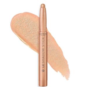 imageLOreal Paris Makeup Le Shadow Stick Eyeshadow Blendable SmudgeResistant Cream Eyeshadow Twinkly Rose 005 Oz115 Twinkly Rose Shimmering Champagne