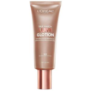 imageLOreal Paris Makeup True Match Lumi Glotion Natural Glow Enhancer Illuminator Highlighter Bronzing Drops For a SunKissed Glow 903 Medium903 Medium