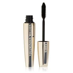 imageLOreal Paris Makeup Voluminous Million Lashes Mascara Volumizing Collagen Infused Eye Makeup Amplifying Mascara Brush Washable Blackest Black 03 Fl Oz 1 CountWashable Carbon Black
