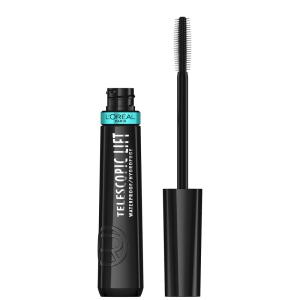imageLOreal Paris Telescopic Lift Mascara Lengthening and Volumizing Eye Makeup Lash Lift with Up to 36HR Wear Waterproof Black 033 Fl OzWaterproof Black