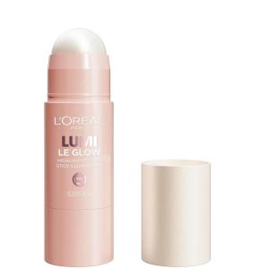 imageLOreal Paris True Match Lumi Le Glow Highlighter Stick Luminous Satin Glowy Highlighter for Face and Body 635 Golden Couture 017 OzGlowy Creme Chic