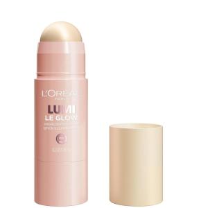 imageLOreal Paris True Match Lumi Le Glow Highlighter Stick Luminous Satin Glowy Highlighter for Face and Body 635 Golden Couture 017 OzGlowy Golden Couture