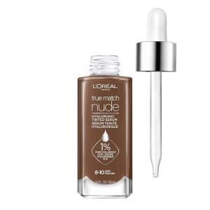 imageLOreal Paris True Match Nude Hyaluronic Tinted Serum Foundation with 1 Hyaluronic acid LightMedium 34 1 fl ozDeep 810