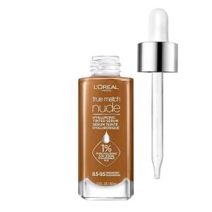 imageLOreal Paris True Match Nude Hyaluronic Tinted Serum Foundation with 1 Hyaluronic acid LightMedium 34 1 fl ozMedium Deep 8595