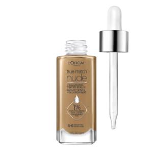 imageLOreal Paris True Match Nude Hyaluronic Tinted Serum Foundation with 1 Hyaluronic acid LightMedium 34 1 fl ozMedium Tan 56