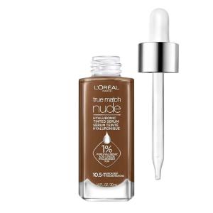 imageLOreal Paris True Match Nude Hyaluronic Tinted Serum Foundation with 1 Hyaluronic acid LightMedium 34 1 fl ozRich Deep 10511