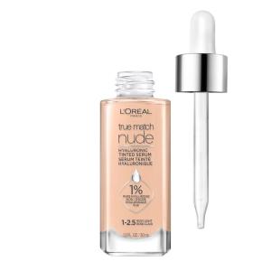 imageLOreal Paris True Match Nude Hyaluronic Tinted Serum Foundation with 1 Hyaluronic acid LightMedium 34 1 fl ozRosy Light 125