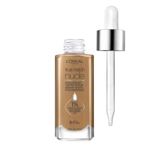 imageLOreal Paris True Match Nude Hyaluronic Tinted Serum Foundation with 1 Hyaluronic acid LightMedium 34 1 fl ozTan 67