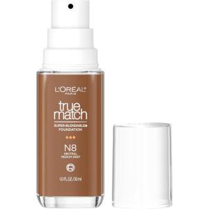 imageLOreal Paris True Match SuperBlendable Foundation Medium Coverage Liquid Foundation Makeup C2 Light 1 Fl OzN8  Medium Deep