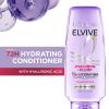 imageLOreal Paris Elvive Hyaluron Plump Hydrating Conditioner for Dehydrated Dry Hair Infused with Hyaluronic Acid Care Complex ParabenFree 126 Fl Oz