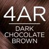 imageLOreal Paris Excellence Crme Permanent Hair Color 4A Dark Ash Brown Pack of 34AR Dark Chocolate Brown