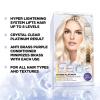 imageLOreal Paris Feria Hyper Platinum Advanced Lightening System Hair Bleach Lifts Up To 8 Levels Includes Anti Brass Purple Conditioner 1 Hair Dye KitHyper Platinum