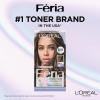 imageLOreal Paris Feria LongLasting Anti Brass Power Hair Toner Ammonia Free Demi Permanent Hair Color Ice Blonde Hair Toner 1 ApplicationIced Brunette