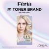 imageLOreal Paris Feria LongLasting Anti Brass Power Hair Toner Ammonia Free Demi Permanent Hair Color Ice Blonde Hair Toner 1 ApplicationPearl Blonde