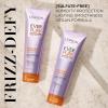 imageLOreal Paris Frizz Defy Shampoo and Conditioner Set Frizz Control Hair Care with Marula Oil EverPure 85 Fl Oz Set of 2Shampoo  Conditioner Set