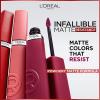 imageLOreal Paris Infallible Matte Resistance Liquid Lipstick up to 16 Hour Wear Le Rouge Paris 420 016 Fl Oz630 Rose Heat