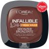 imageLOreal Paris Infallible Up to 24H Fresh Wear Soft Matte Longwear Bronzer Waterproof heatproof Transfer humidity and sweatproof Dark 031 ozDeep Dark